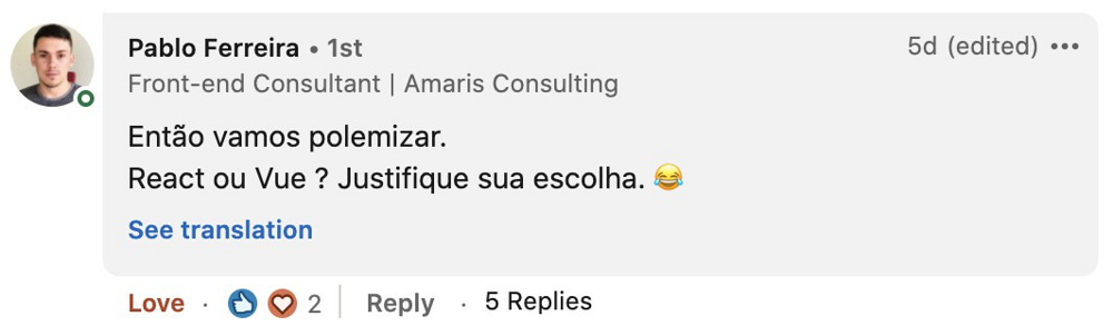 LinkedIn question