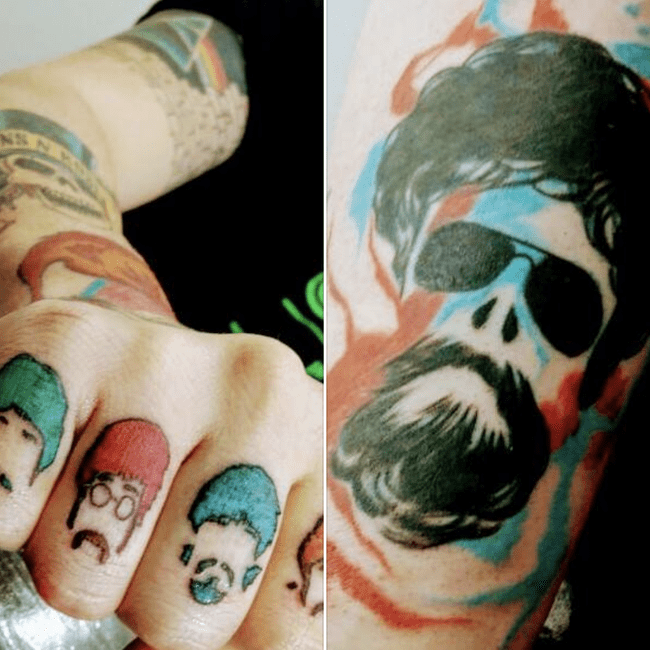 Teve tatuagem pra caraio esse ano 😹